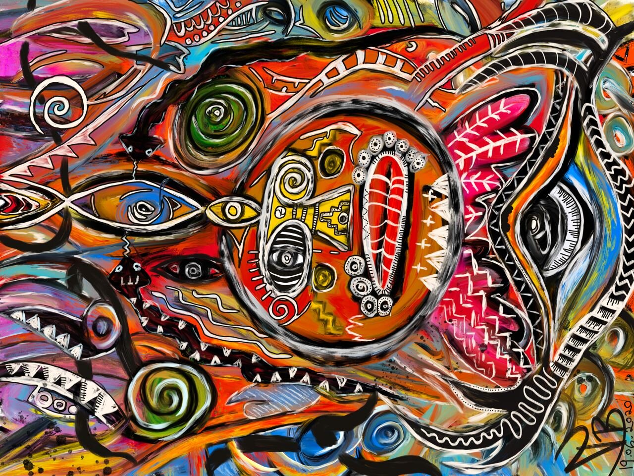 The Shaman — signature work by Tanasuda Benecke
