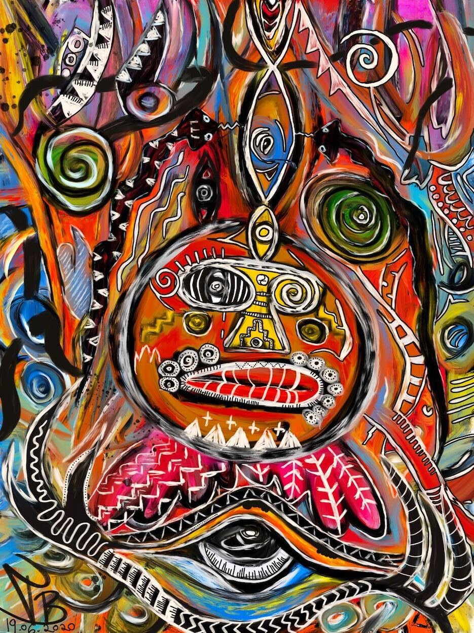 The Shaman — signature work by Tanasuda Benecke